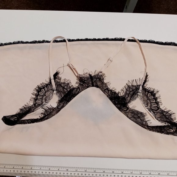 Pale Pink/Black Tank Top - Picture 4 of 7